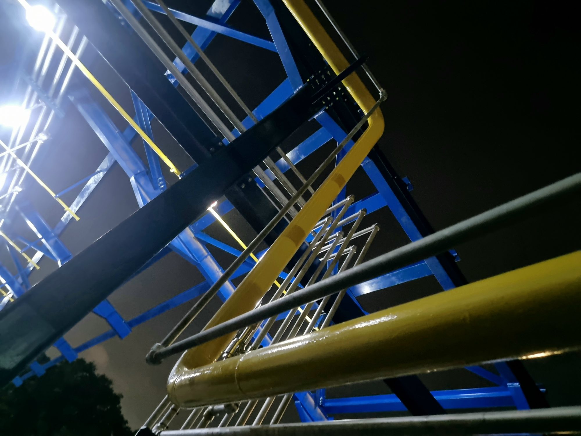 OCTA structural steel installation